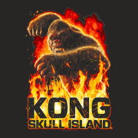 Kong Skull Island Out Of The Fire Ladies Fitted T-shirt | Artistshot