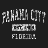 Panama City Florida Fl Vintage Established Sports Design Zip Hoodie Classic T-shirt | Artistshot