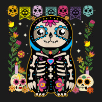 Mexican Calavera Sugar Skull Sloth Dia De Muertos Halloween Hoodie & Jogger Set | Artistshot