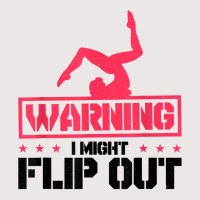 Gymnast And Cheerleader Design Warning I Might Flip Out T Shirt Pocket T-shirt | Artistshot