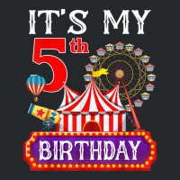 It's My 5th Birthday Ringmaster Circus Theme Carnival Bday Crewneck Sweatshirt | Artistshot