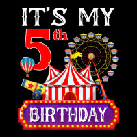 It's My 5th Birthday Ringmaster Circus Theme Carnival Bday Zipper Hoodie | Artistshot