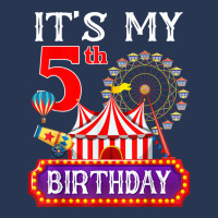 It's My 5th Birthday Ringmaster Circus Theme Carnival Bday Men Denim Jacket | Artistshot