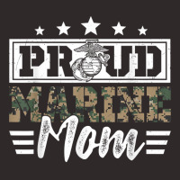 Proud Marine Military Veteran Mom Mama Mommy Mother's Day T Shirt Racerback Tank | Artistshot