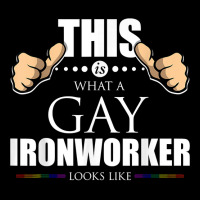 This Is What A Gay Ironworker Looks Like Lgbt Pride T Shirt Cropped Hoodie | Artistshot