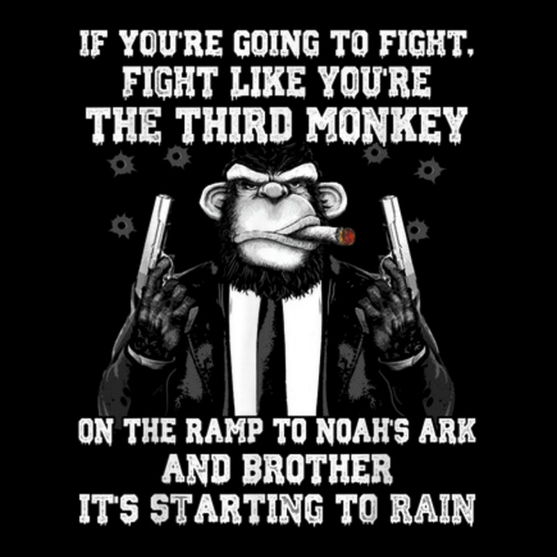 If You're Going To Fight Fight Like The Third Monkey T Shirt Adjustable Cap by cm-arts | Artistshot