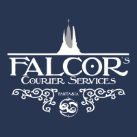 Falcor's Courier Services Men Denim Jacket | Artistshot