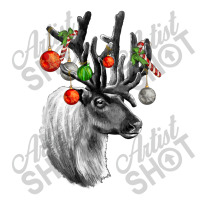 Reindeer With V-neck Tee | Artistshot