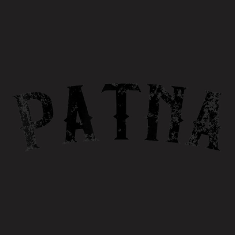 Patna India Vintage Black Text Apparel T-Shirt by Color | Artistshot