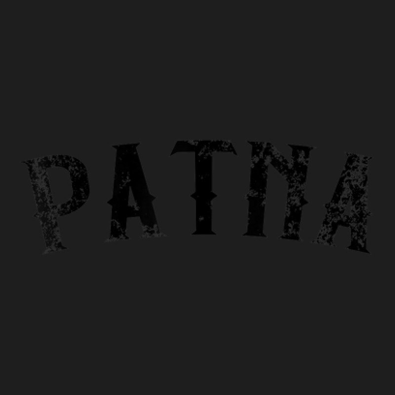 Patna India Vintage Black Text Apparel Classic T-shirt by Color | Artistshot