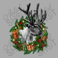 Reindeer With Christmas Wreath T-shirt | Artistshot