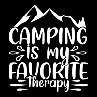 Camping Is My Favorite Therapy T Shirt Adjustable Cap | Artistshot