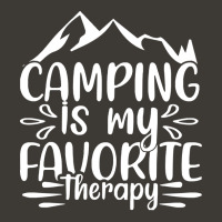 Camping Is My Favorite Therapy T Shirt Bucket Hat | Artistshot