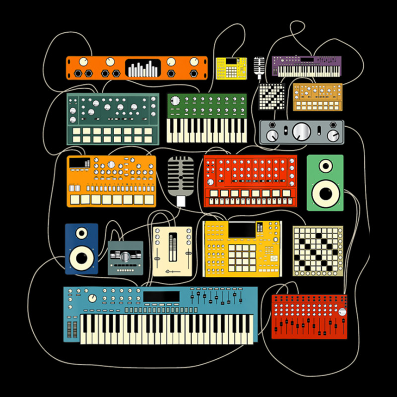 Synthesizer And Drum Machine For Electronic Musician Unisex Jogger | Artistshot