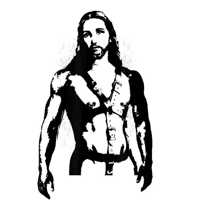 Sexy Jesus In Bdsm Harness Gay Pride V-neck Tee | Artistshot