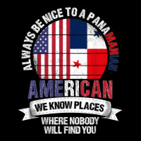 Panamanian American We Know Places Where Panama Flag Cropped Hoodie | Artistshot