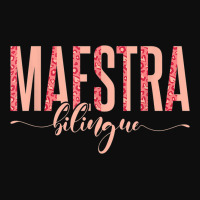 Spanish Teacher Maestras Maestra Bilingue Crop Top | Artistshot