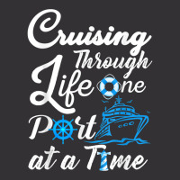 Cruising Through Life One Port At A Time Men Women And Youth Vintage Short | Artistshot