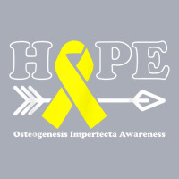 Hope   Osteogenesis Imperfecta Awareness Yellow Ribbon Tank Dress | Artistshot