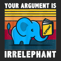 Your Argument Is Irrelephant Elephant Vintage Retro Men's T-shirt Pajama Set | Artistshot