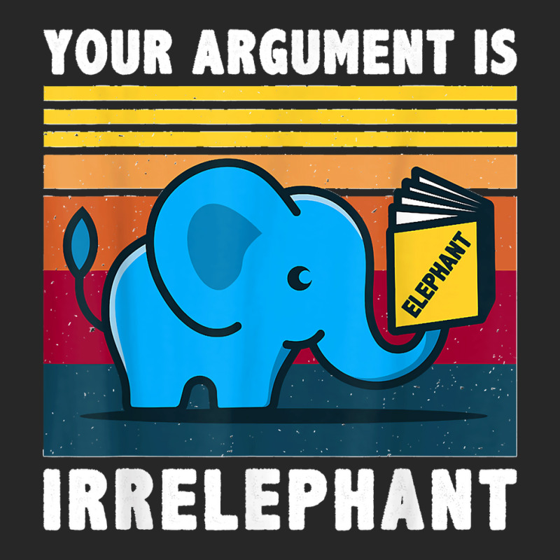 Your Argument Is Irrelephant Elephant Vintage Retro Men's T-shirt Pajama Set by cm-arts | Artistshot