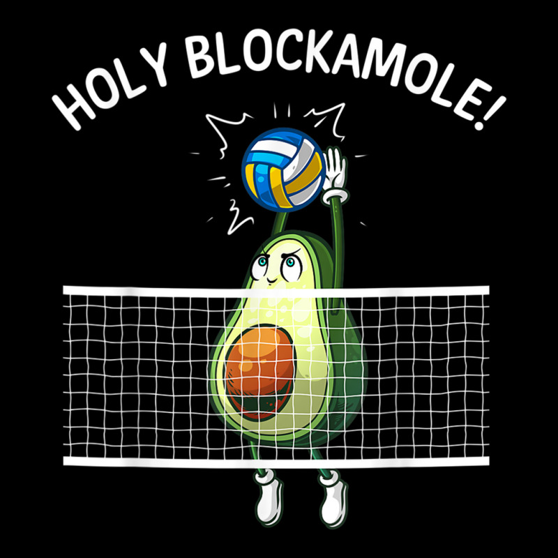 Funny Volleyball For Men Women Holy Guacamole Player Blocker T Shirt Men's 3/4 Sleeve Pajama Set by cm-arts | Artistshot