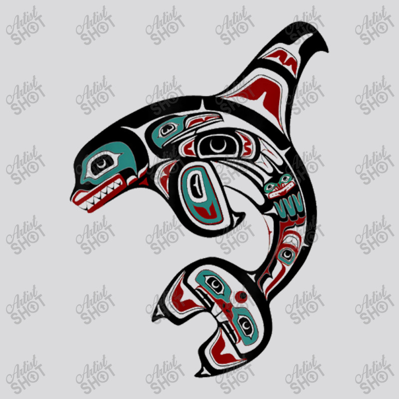 Orca Killer Whale Pacific Alaska Native American Indian Clan Women's Triblend Scoop T-shirt by rizkikurniawanp | Artistshot