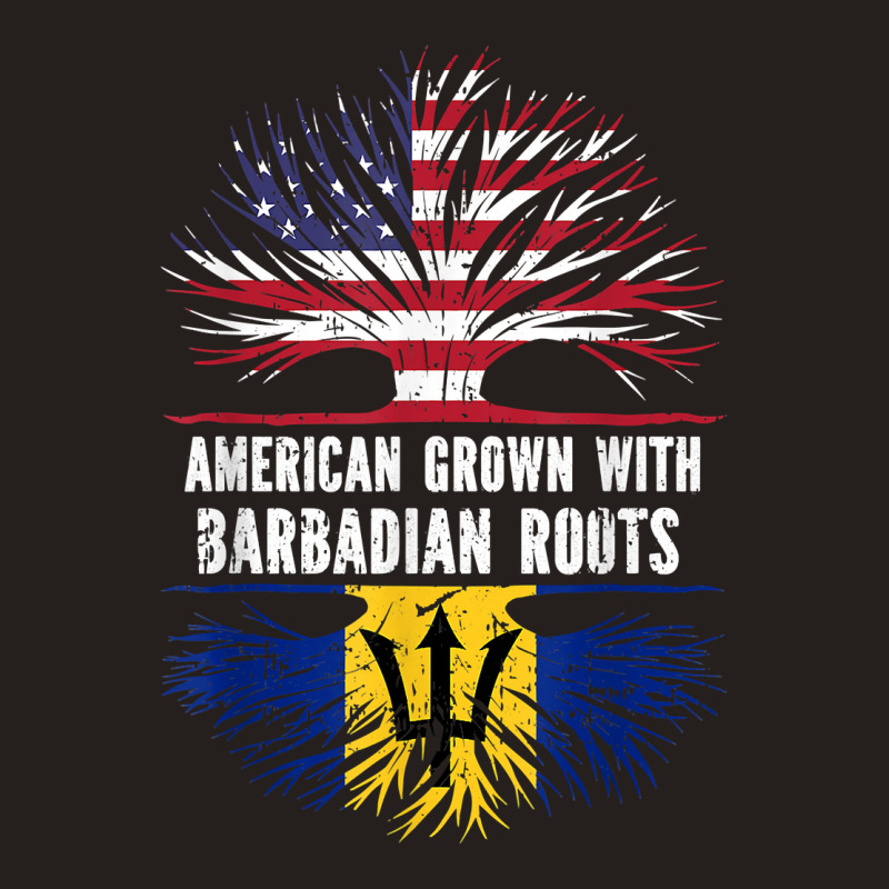 American Grown With Barbadian Roots Usa Flag Barbados Tank Top by pennyWelborn | Artistshot