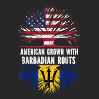 American Grown With Barbadian Roots Usa Flag Barbados Men's T-shirt Pajama Set | Artistshot