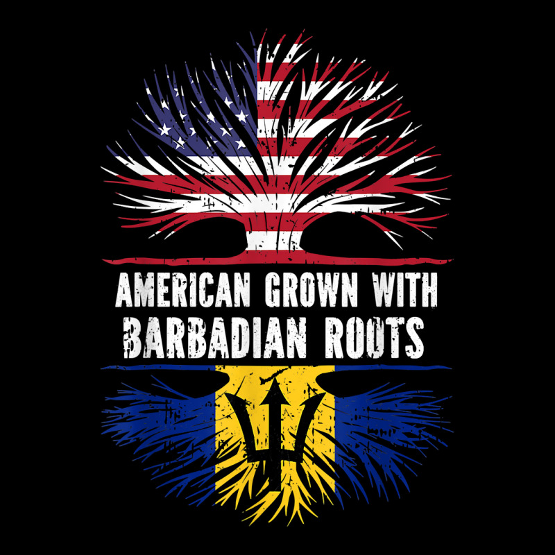 American Grown With Barbadian Roots Usa Flag Barbados Long Sleeve Shirts by pennyWelborn | Artistshot