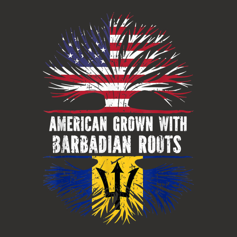 American Grown With Barbadian Roots Usa Flag Barbados Champion Hoodie by pennyWelborn | Artistshot