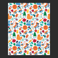 Cozy-winter-cartoon-seamless-pattern---winter-christmas- Exclusive T-shirt | Artistshot