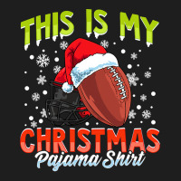 Football This Is My Christmas Pajama Football Xmas Boys Men 437 Classic T-shirt | Artistshot