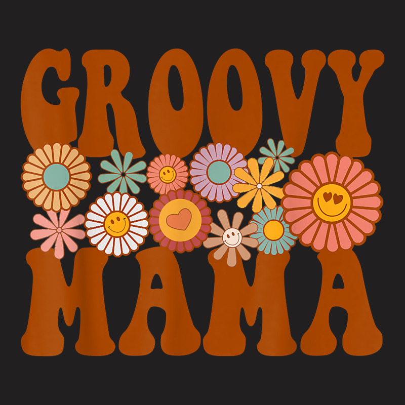 Retro Groovy Mama Matching Family 1st Birthday Party T-shirt | Artistshot