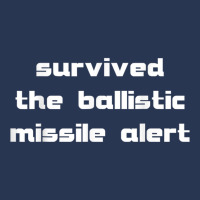 Survived The Ballistic Missile Alert T Shirt Men Denim Jacket | Artistshot