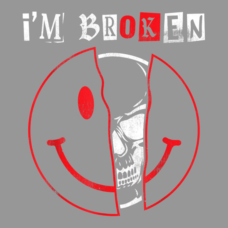 I'm Broken Shirt Invisible Illness I'm Ok Broken T Shirt Women's V-neck T-shirt | Artistshot