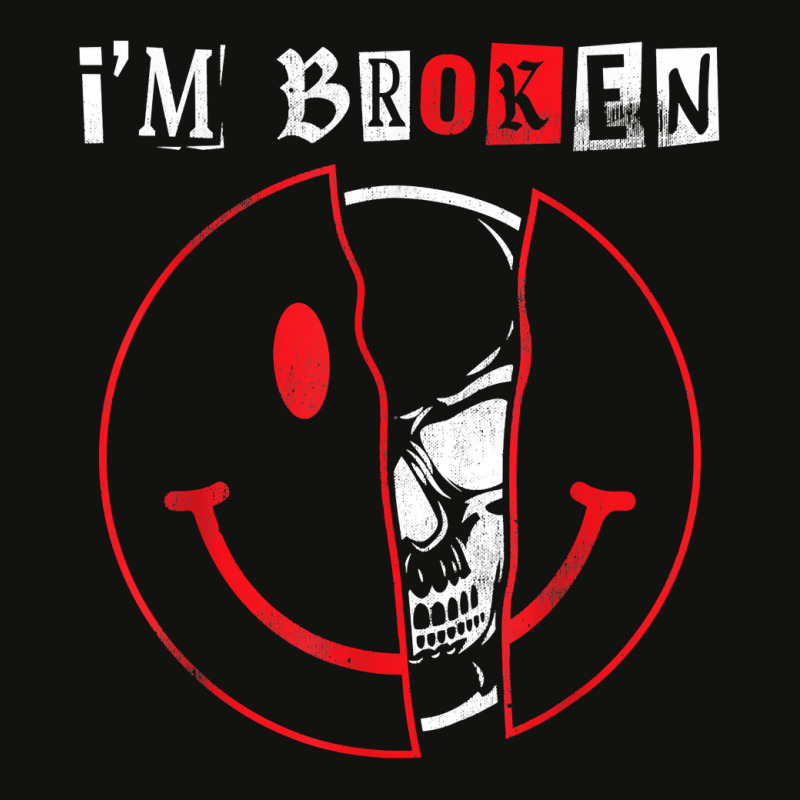 I'm Broken Shirt Invisible Illness I'm Ok Broken T Shirt Scorecard Crop Tee | Artistshot