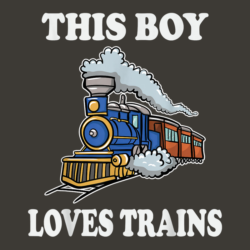 This Boy Loves Trains Gift Train Wagon Lover Gifts T Shirt Bucket Hat by cm-arts | Artistshot