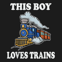 This Boy Loves Trains Gift Train Wagon Lover Gifts T Shirt Hoodie & Jogger Set | Artistshot