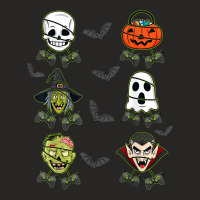 Halloween Skeleton Gaming Witch Vampire Zombie Boys Kids T Shirt Ladies Fitted T-shirt | Artistshot