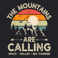 Vintage The Mountains Are Calling Space Splash Big Thunder T Shirt Youth Tee | Artistshot