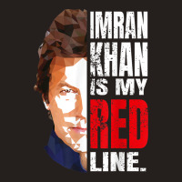 Imran Khan Is My Red Line Pakistan Prime Minister Men Women Tank Top | Artistshot