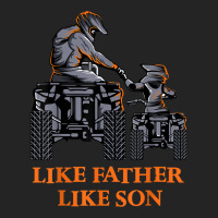 Like Father Like Son Quad Bike Four Wheeler Atv Gift 3/4 Sleeve Shirt | Artistshot