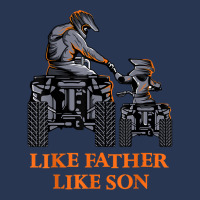 Like Father Like Son Quad Bike Four Wheeler Atv Gift Men Denim Jacket | Artistshot