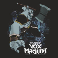 The Legend Of Vox Machina Grog Strongjaw With Axe Tank Top Ladies Fitted T-shirt | Artistshot