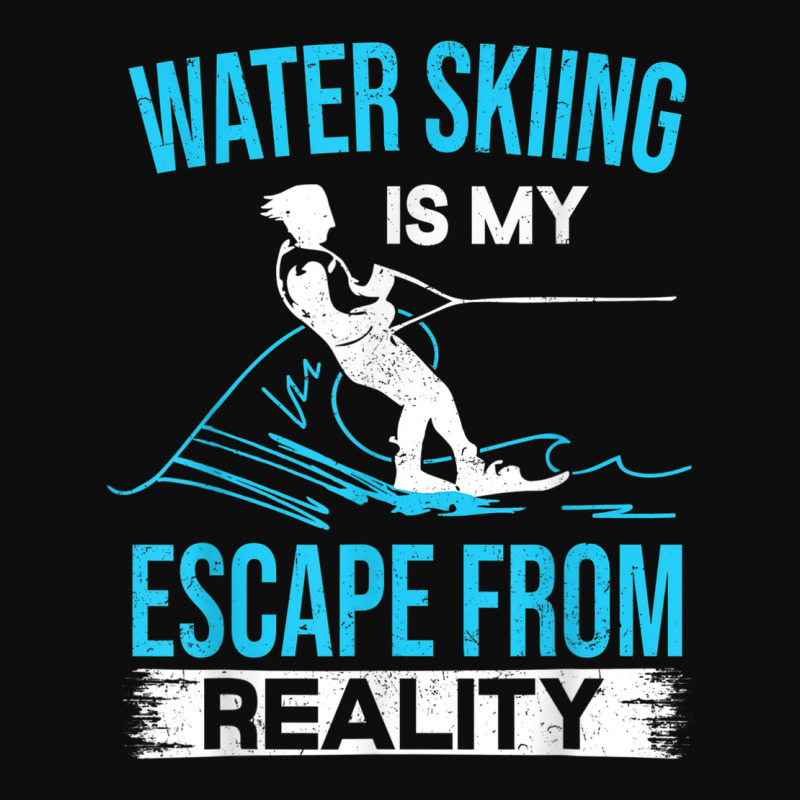 Water Skiing Is My Escape From Reality Waterski Tournament Crop Top by Outpost | Artistshot