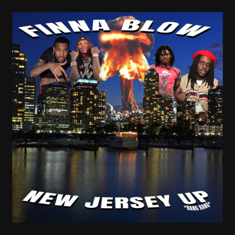 Custom Finna Blow New Jersey Up Shield Patch By Summarmurray - Artistshot