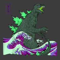 Teamgodzilla The Great Monster Off Kanagawa Green Wave T Shirt Men's Polo Shirt | Artistshot