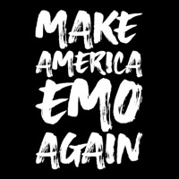 Make America Emo Again Zipper Hoodie | Artistshot