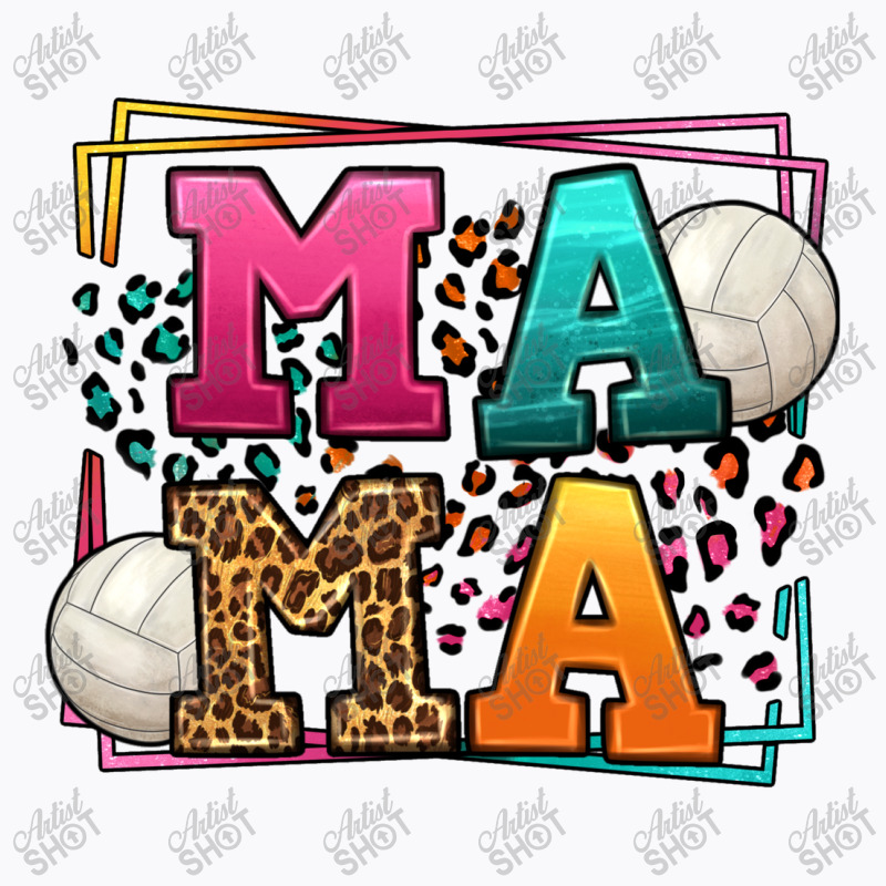 Leopard Volleyball Mama T-shirt | Artistshot
